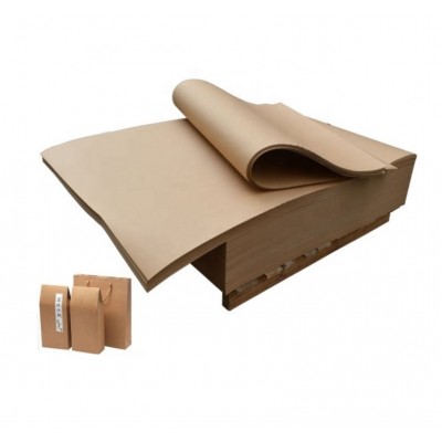 recycled brown kraft paper 60-150gsm for bag making